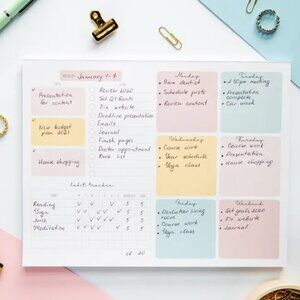 The Gentle Focus Weekly Planner Pad